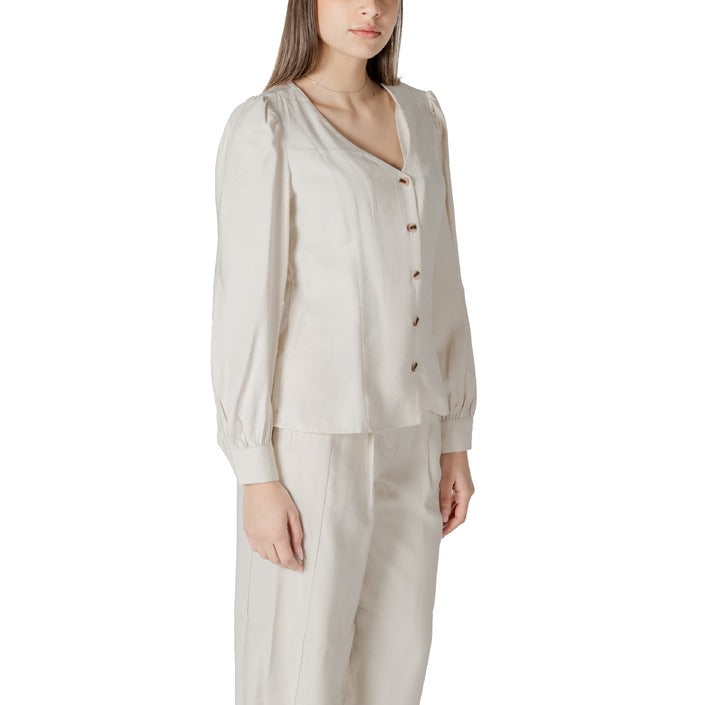 Vila Clothes Blusa manica lunga Donna