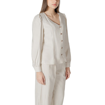 Vila Clothes Blusa manica lunga Donna