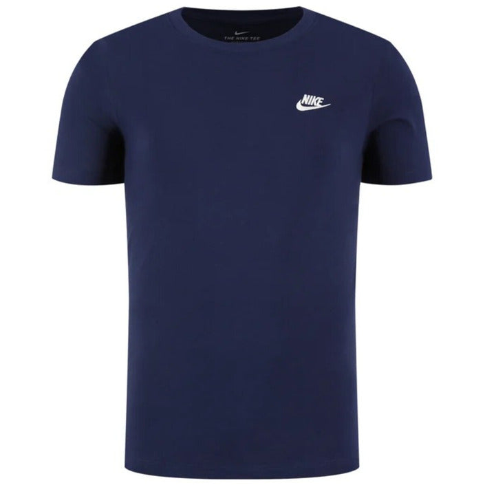 Nike T-Shirt Uomo Blu Stampa Manica Corta Scollo Tondo 100% Cotone Primavera/Estate AR4997