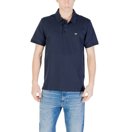 Emporio Armani Underwear Polo Uomo Blu Bottoni Colletto Polo Scollo Tondo Maniche Corte 94% Cotone 6% Elastan Primavera/Estate EM001380 AF12331
