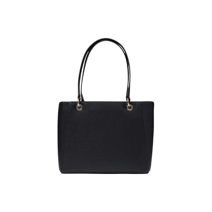 Guess Borsa Donna Nera in Poliuretano 100% a Mano con Cerniera Tasche Interne 25x30x9 cm HWZG96 72250