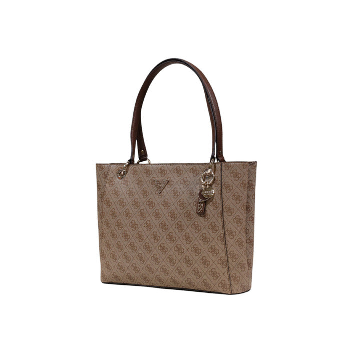 Guess Borsa Donna Marrone Cerniera Tasche Interne Borsa a Mano Poliuretano 100% HWBG96 72250