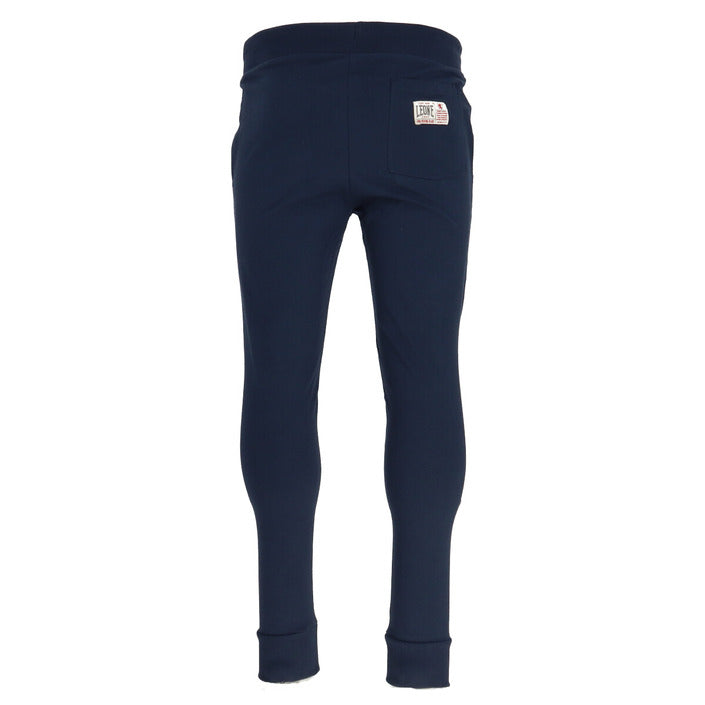 Pantaloni Sportivi Uomo Leone 1941 Blu Stampa 100% Cotone - Comfort e Stile ✨