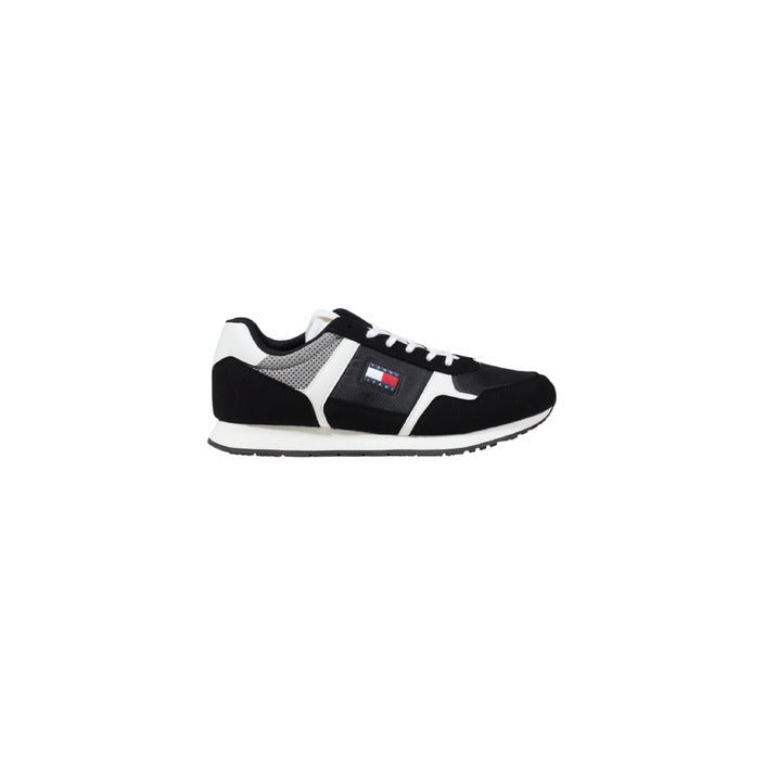 Tommy Hilfiger Jeans Sneakers Uomo Nere EM0EM01590 - Scarpe Poliestere 100%