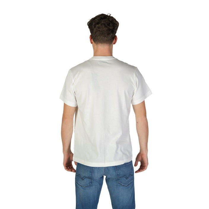 Replay T-Shirt Uomo Bianca Manica Corta Scollo Tondo 100% Cotone Primavera/Estate M3067.000.2660