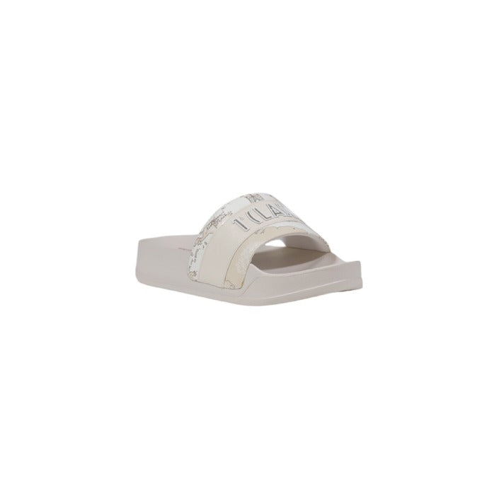 Alviero Martini Prima Classe Ciabatte Donna Bianco Suola Gomma 100% Poliuretano Primavera/Estate N 2203 0289