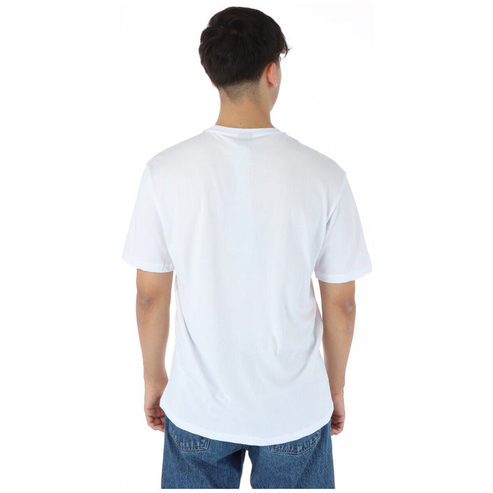 North Sails T-Shirt Uomo Bianca Stampa Manica Corta Scollo Tondo 100% Cotone Primavera/Estate 9024000000101