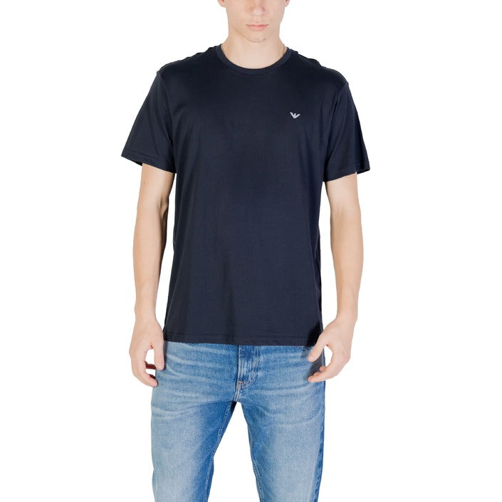 Emporio Armani Underwear T-Shirt Uomo Bianca Manica Corta Scollo Tondo 100% Cotone Primavera/Estate EM000574 AF12331