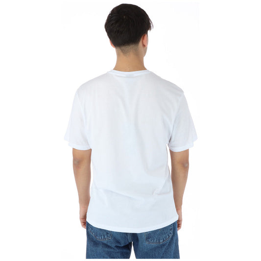 North Sails T-Shirt Uomo Bianca Stampa Manica Corta Scollo Tondo 100% Cotone Primavera/Estate 902418