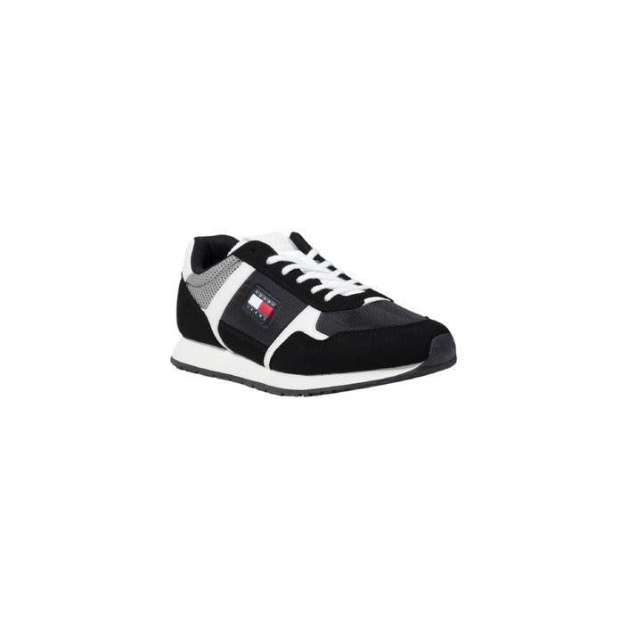 Tommy Hilfiger Jeans Sneakers Uomo Nere EM0EM01590 - Scarpe Poliestere 100%