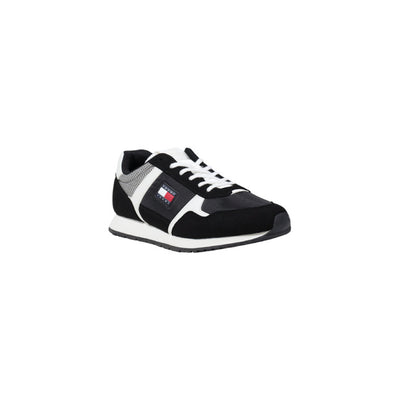 Tommy Hilfiger Jeans Sneakers Uomo Nere EM0EM01590 - Scarpe Poliestere 100%