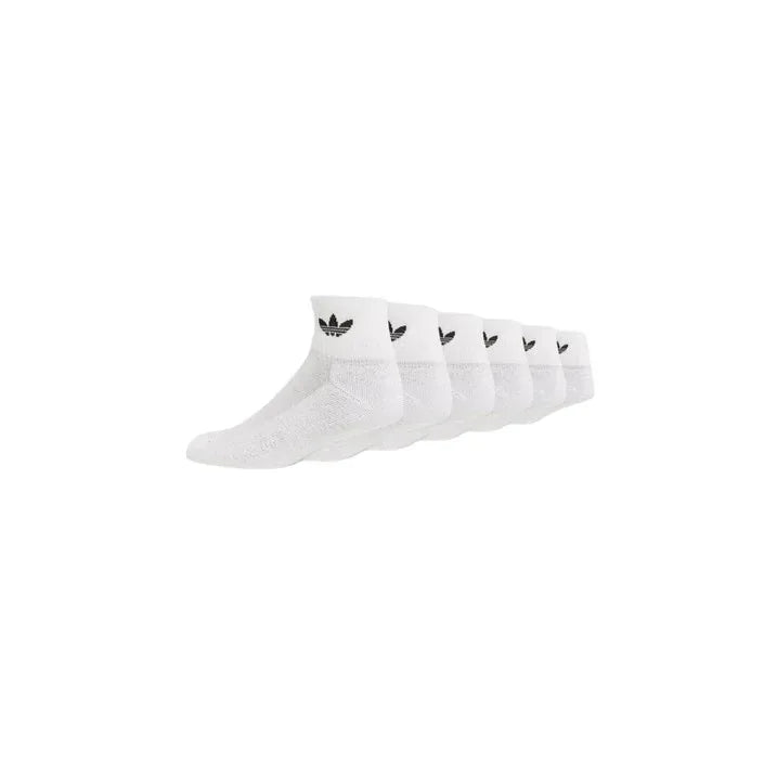 Adidas Calze Uomo Bianco Cotone 65% Elastan 2% Poliestere 32% IJ5627 - Riflesso fashion