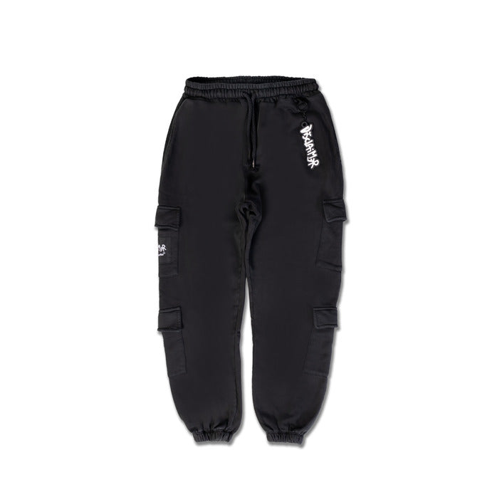 Pantaloni Sportivi Uomo Disclaimer Neri 100% Cotone - Stile Casual