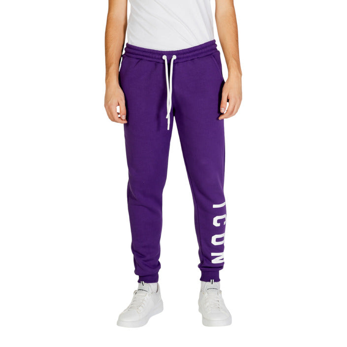 Pantaloni Sportivi Uomo Icon Neri Cotone - Stile Casual Autunno/Inverno