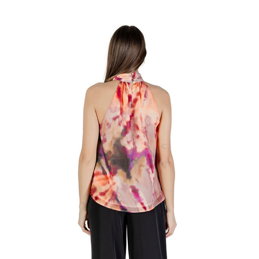 Morgan De Toi Blusa Donna Viola Stampa Scollo Tondo 100% Poliestere Primavera/Estate 251-OPIAL.F