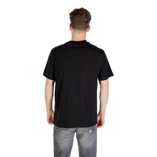 Karl Lagerfeld Jeans T-Shirt Uomo Nera Stampa Manica Corta Scollo Tondo 50% Cotone 50% Poliestere Primavera/Estate A3M17002