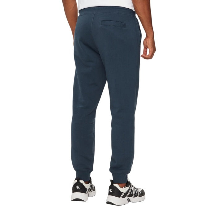 Pantaloni sportivi Uomo Calvin Klein Jeans Blu 100% Cotone - Stile Casual Americano