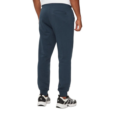 Pantaloni sportivi Uomo Calvin Klein Jeans Blu 100% Cotone - Stile Casual Americano