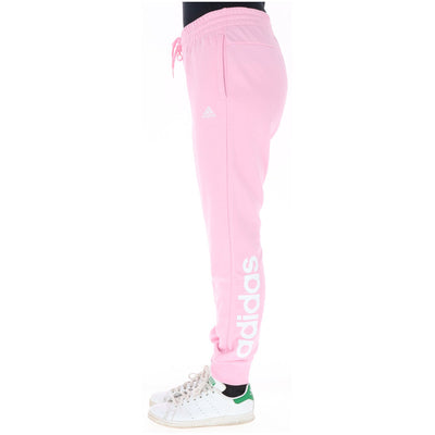 Pantaloni Sportivi Donna Adidas Rosa Stampa Cotone - Stile Casual