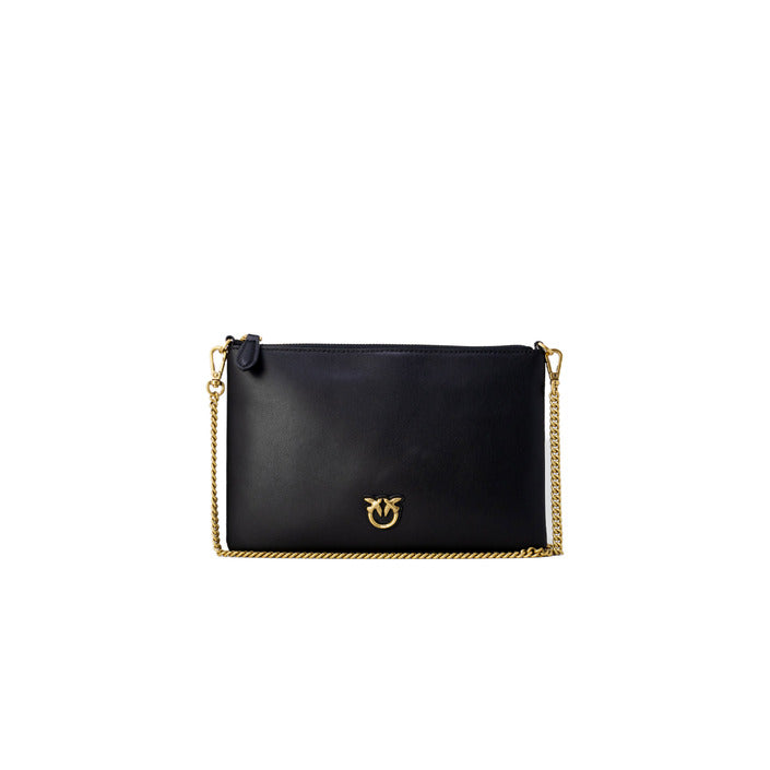 Pinko Borsa Donna Nera in Pelle 100% Borsa a Tracolla Monocromo 100455 A0F1