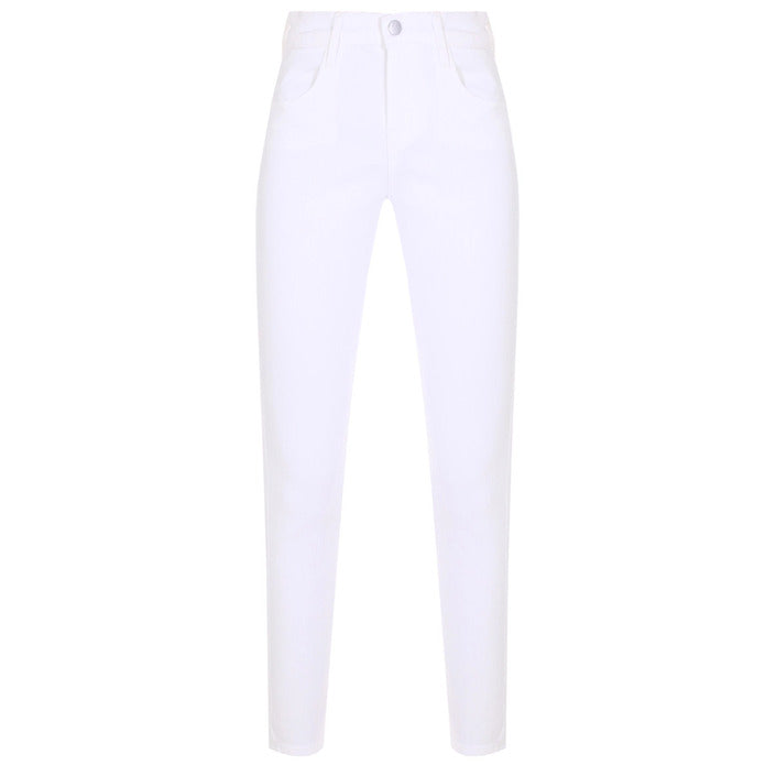 Pinko Pantaloni Donna Bianco Monocromo Zip e Bottone 60% Viscosa 30% Poliammide 5% Elastan Primavera/Estate V_27741