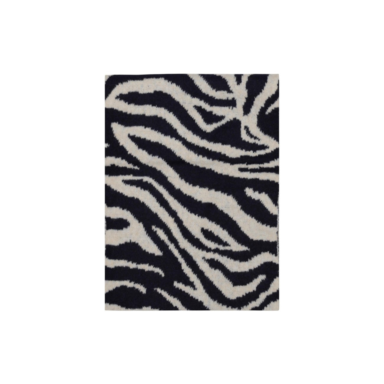 Pieces Sciarpa Donna Nero con Stampa - Sciarpa Poliestere Acrilico Elastan