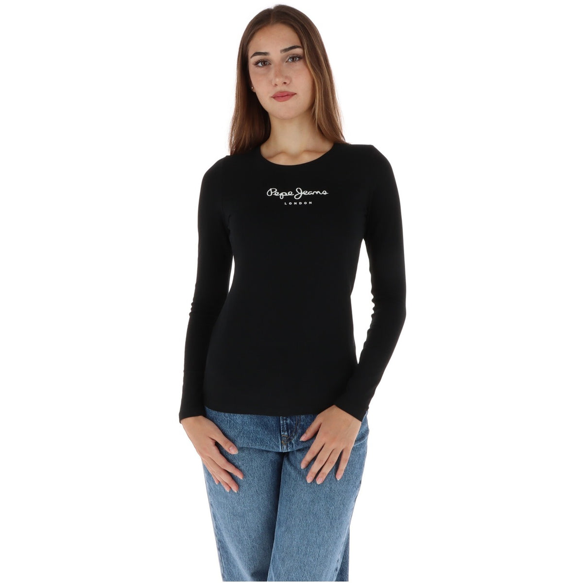 Pepe Jeans T-Shirt Slim Fit Manica Lunga Donna PL505203