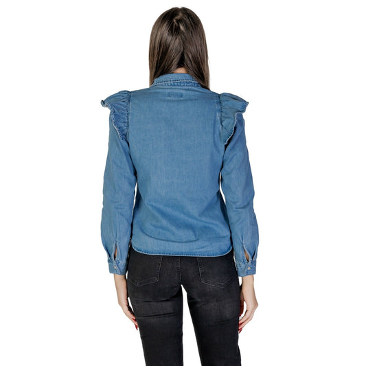 Only Women's Long Sleeve Denim Shirt