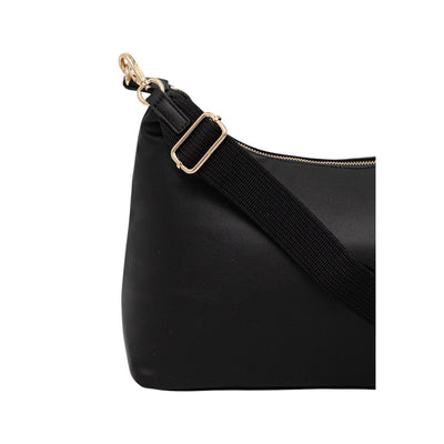 Tommy Hilfiger Borsa Donna Nero Mano Tracolla Cerniera Tasca Interna Poliestere Poliuretano Autunno Inverno AW0AW17701