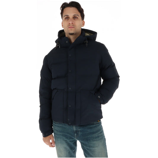 Giacca puffer uomo Superdry Everest – Piumino outdoor idrorepellente con cappuccio M5012423A.