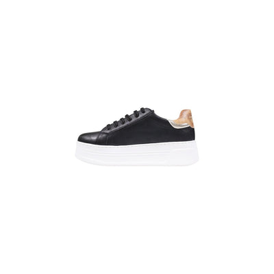 Alviero Martini Prima Classe Sneakers Donna Nere con Lacci Plateau - Sneakers Poliuretano
