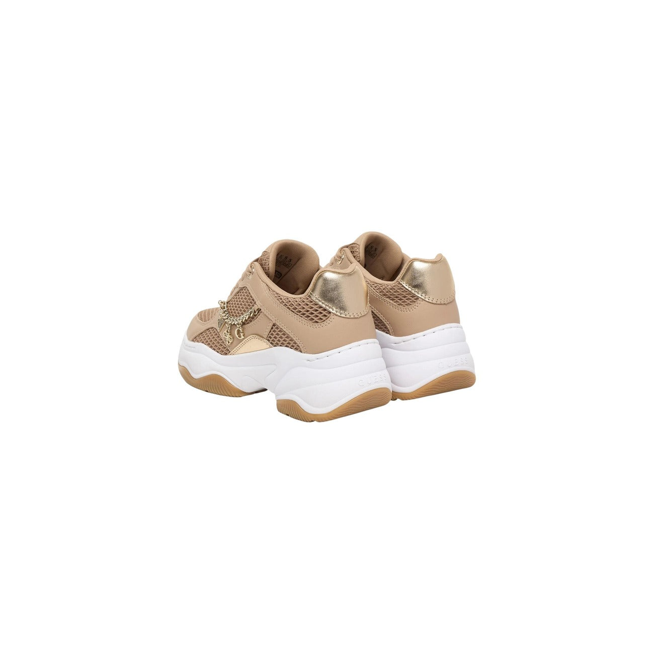 Sneakers Guess donna beige sportive - vista frontale dettaglio
