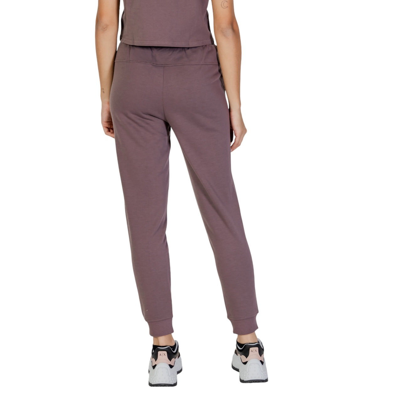 Pantaloni Sportivi Donna Calvin Klein Sport Viola 100% Poliestere - Stile Casual