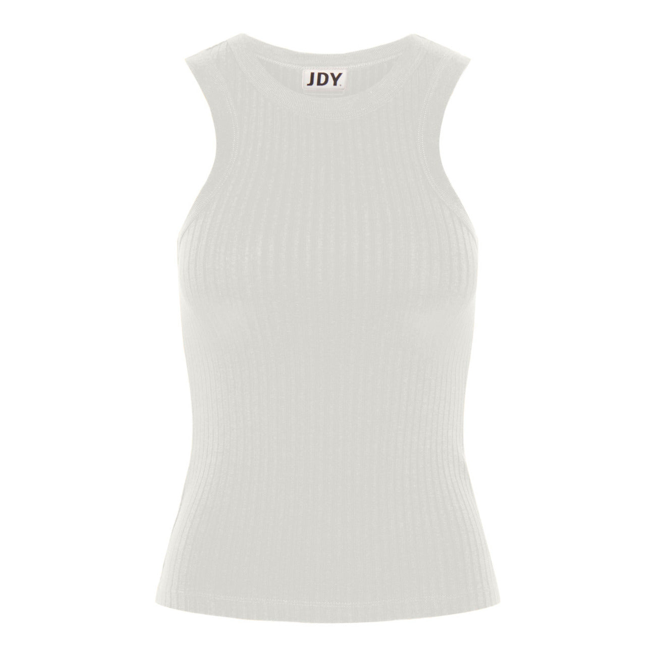 Jacqueline De Yong Canotta Donna Blu Monocromo Smanicato Scollo Tondo 75% Viscosa 20% Cotone 5% Lycra Primavera/Estate 15291932