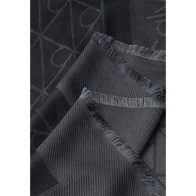 Calvin Klein Sciarpa Uomo Nera con Stampa - Sciarpa Invernale Modal 115x118cm