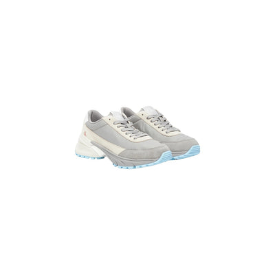 Calvin Klein Jeans Sneakers Donna Grigio Lacci Pelle 50% Sportive Basse Autunno Inverno YW0YW01852