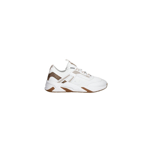 Sneakers Guess donna bianche con lacci 60% poliestere 40% poliuretano - vista laterale destra
