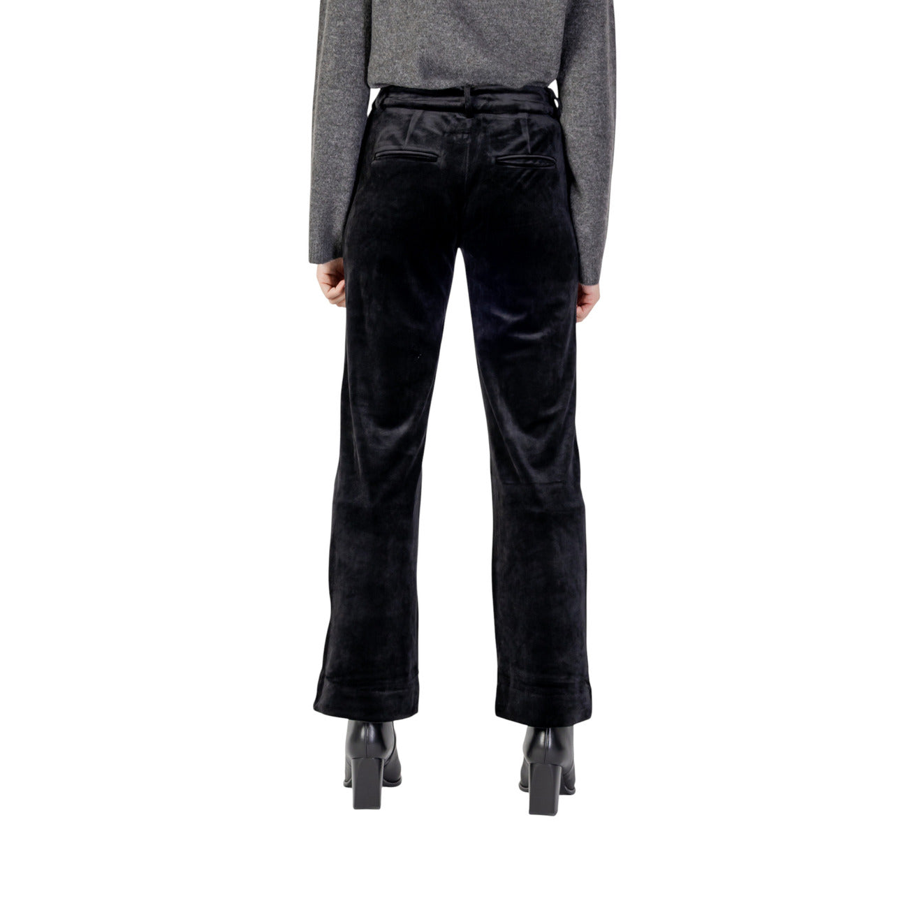 Only Pantaloni Donna Nero Poliestere Elastan Autunno Inverno 15335852