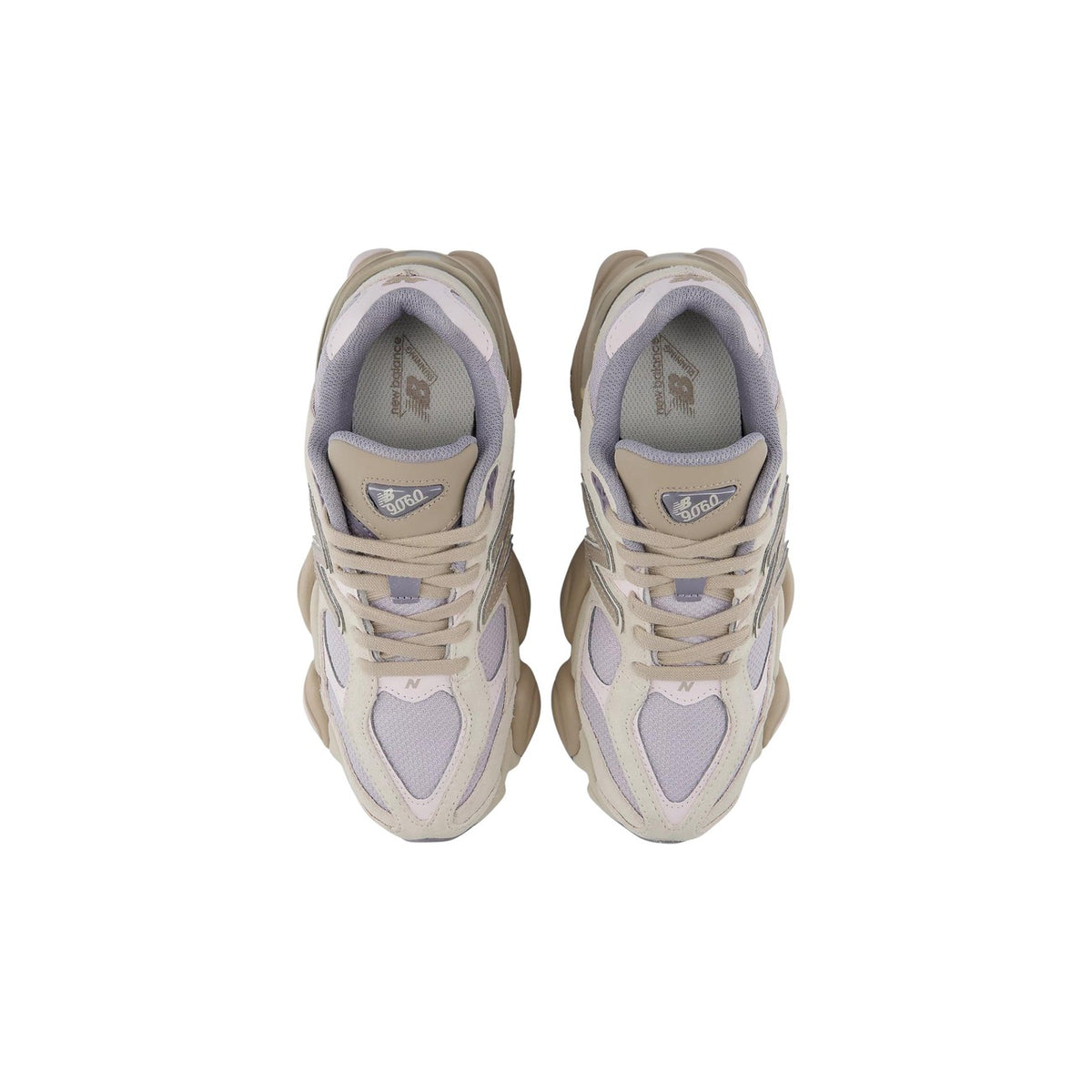 Sneakers New Balance 9060 beige – Scarpe sportive camoscio e mesh unisex U9060152.