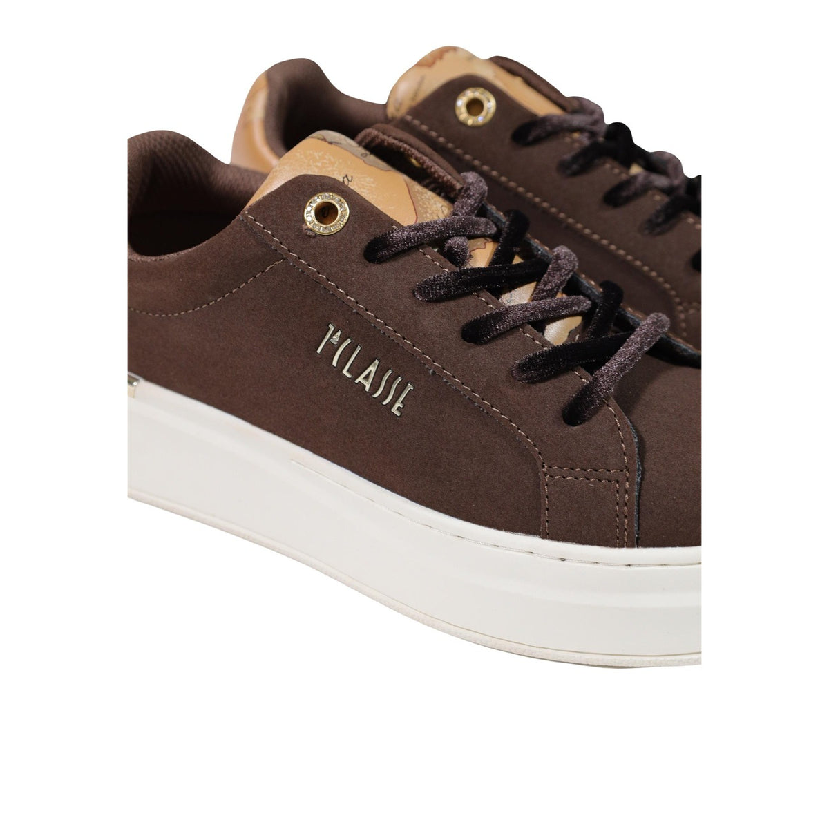 Sneakers marroni donna Alviero Martini Prima Classe – Scarpe platform Geo Classic N 2531 1269.
