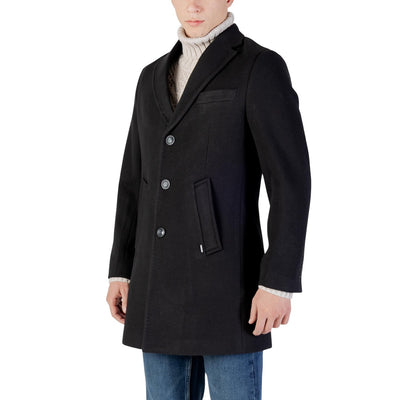 Gianni Lupo Cappotto Uomo Marrone Maniche Lunghe - Cappotto Bottoni Tasche Autunno Inverno