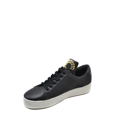 Sneakers Donna Michael Kors Nere in Pelle - Luxury American Style