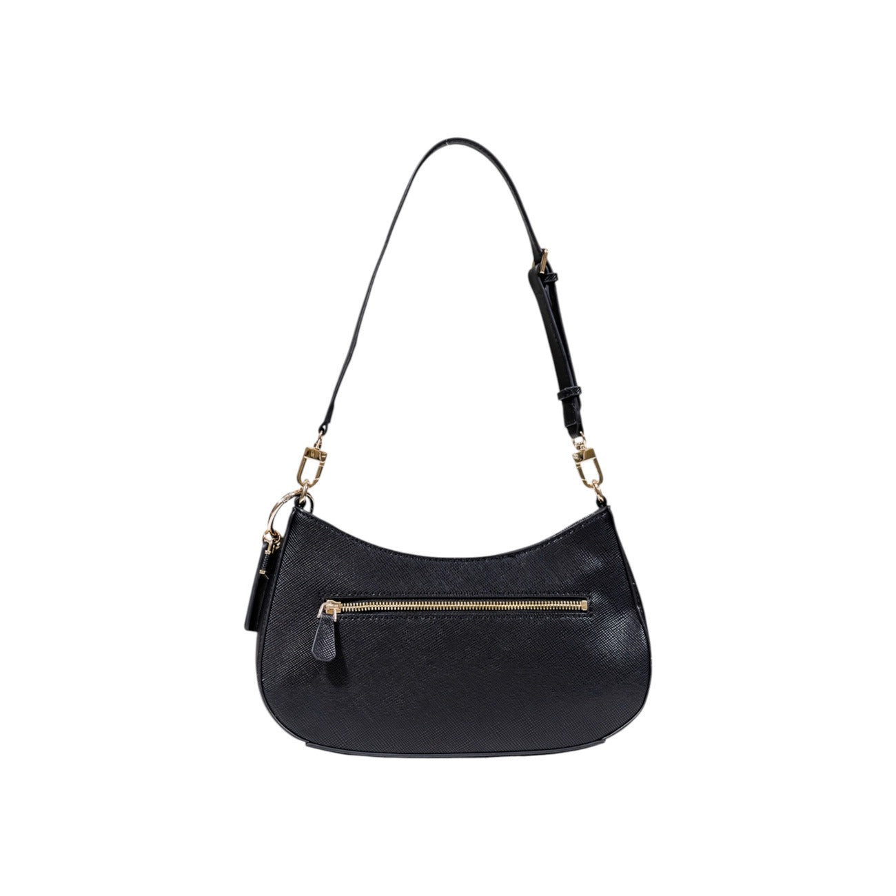Guess Borsa Donna Nera in Poliuretano 100% a Mano con Cerniera Tasca Esterna 29x17x6 cm HWZG96 72180
