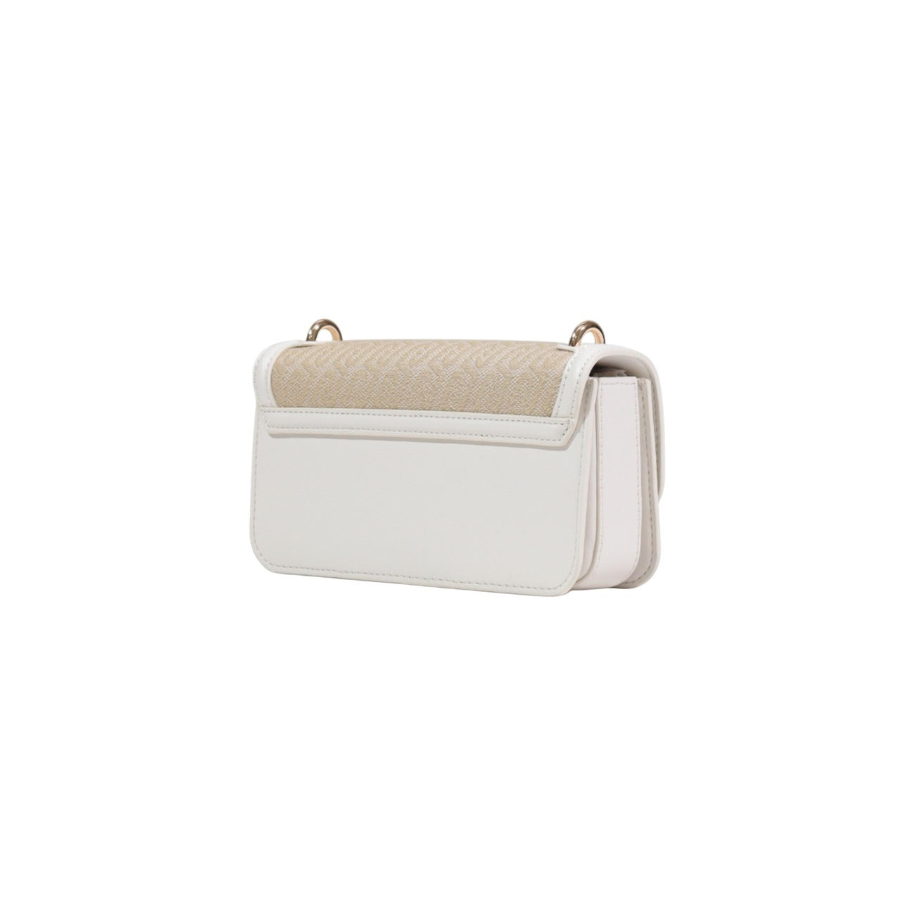 Borsa Liu Jo S Crossbody East/West; 100% Poliestere Beige. Logo in rilievo, hardware dorato, chiusura con zip. Mini bag donna versatile, leggera e raffinata. Bianco e beige 