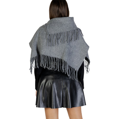 Only Sciarpa Donna Grigia - Sciarpa Acrilico