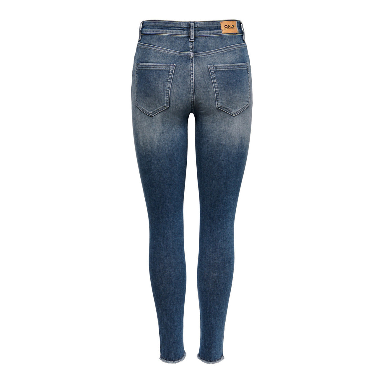 Only Jeans Donna Blu con Zip Bottone Tasche Anteriori Posteriori in Cotone 98% Lycra 2% Autunno/Inverno 15216970