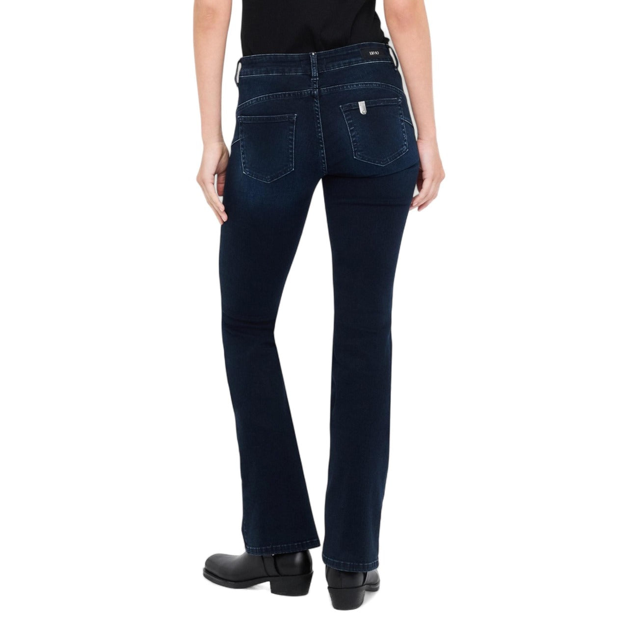 Liu Jo Jeans Donna Blu con Zip Bottone Tasche Anteriori Posteriori in Cotone 92% Elastan 2% Elastomultiestere 6% Autunno/Inverno UF5025 D4615