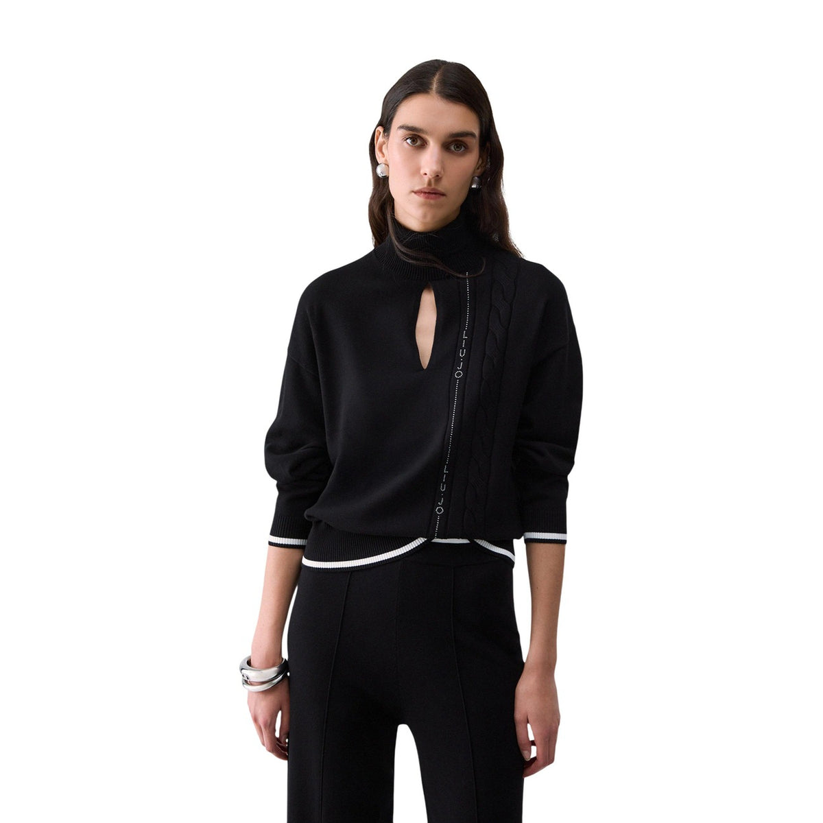 Liu Jo Maglia Dégradé con Paillettes Donna SWEATER