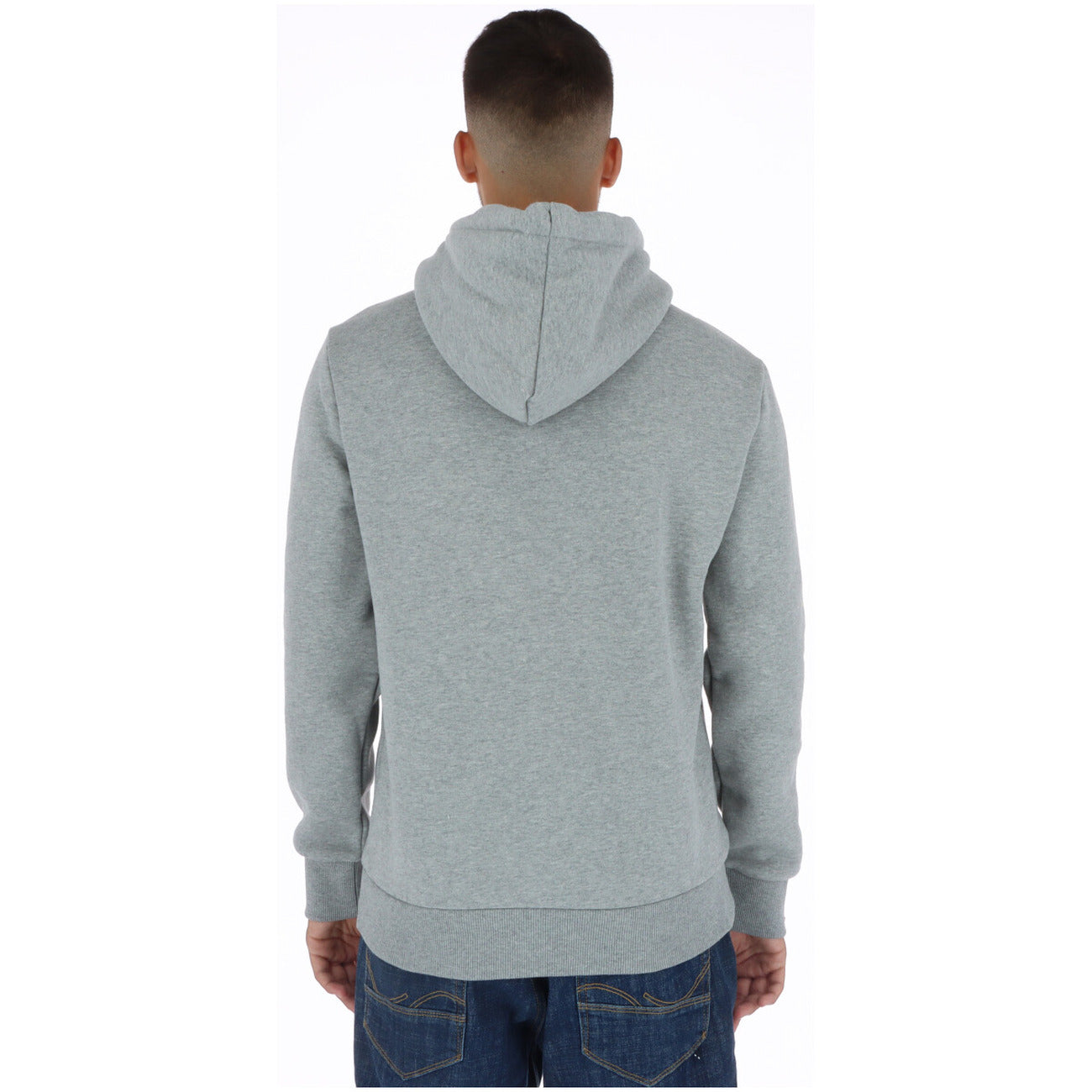 Superdry Felpa Uomo Grigia con Cappuccio Stampa Maniche Lunghe Tasche Anteriori in Cotone 80% Poliestere 20% Autunno/Inverno M2013391A