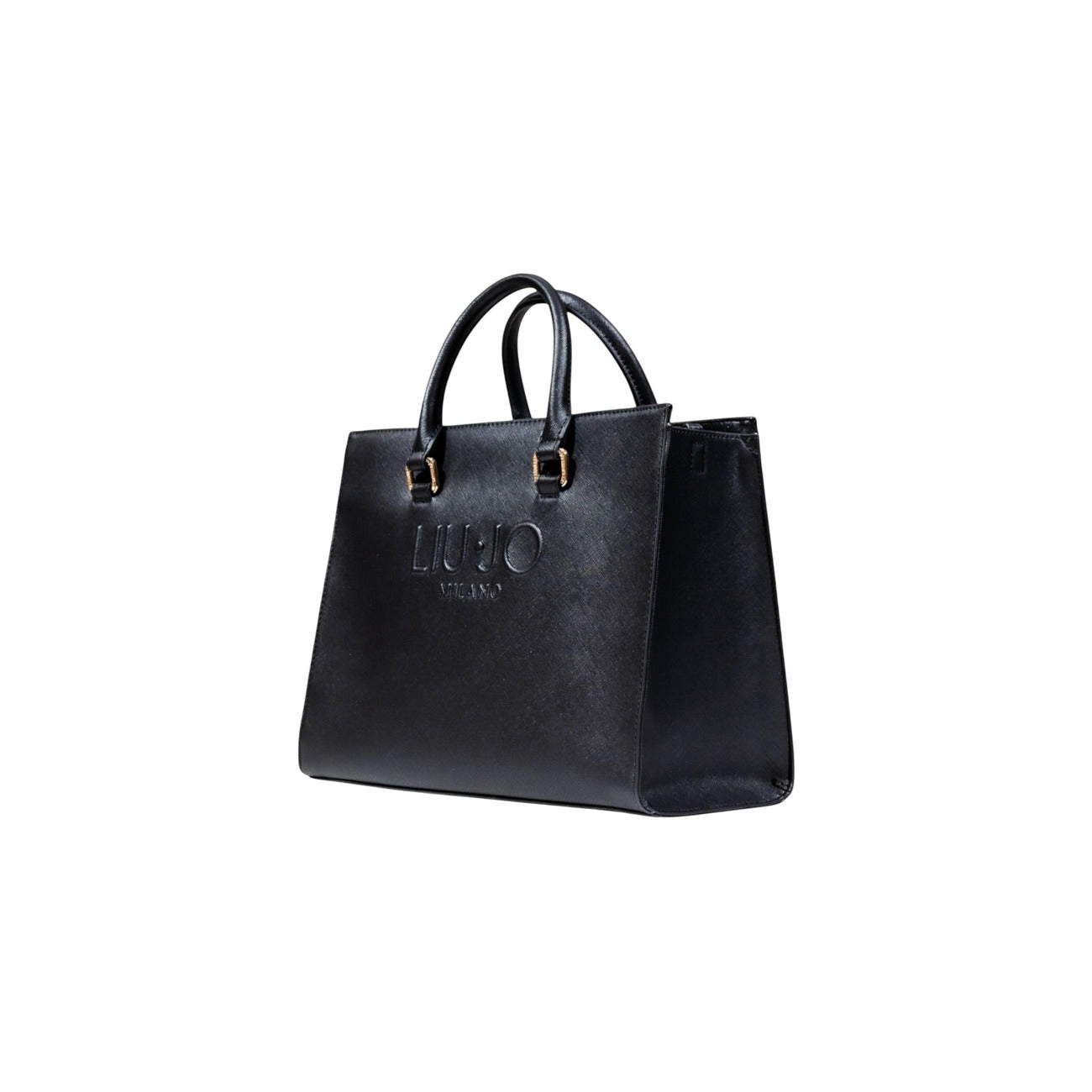 Liu Jo Borsa Donna Nero Mano Tracolla Cerniera Tasche Interne Poliuretano 100% 32x25x16 cm AF5149 E0087
